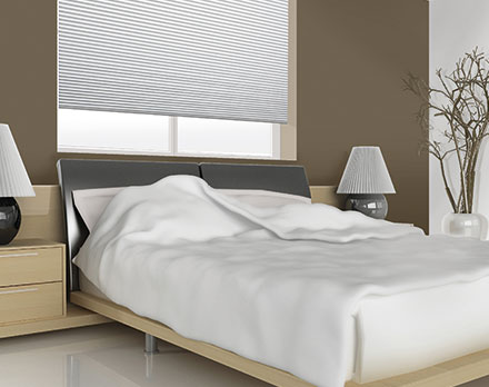 Plissee Schlafzimmer